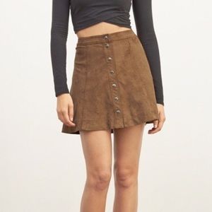 Abercrombie & Fitch Suede Skirt